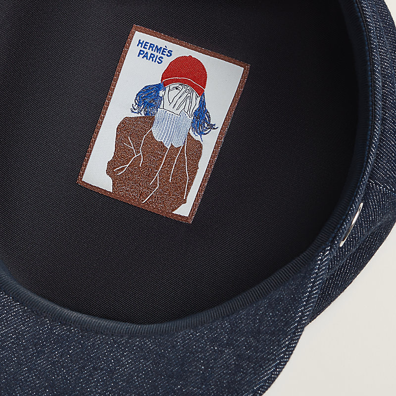 Giulietta Denim cap - Blue | Hermès USA